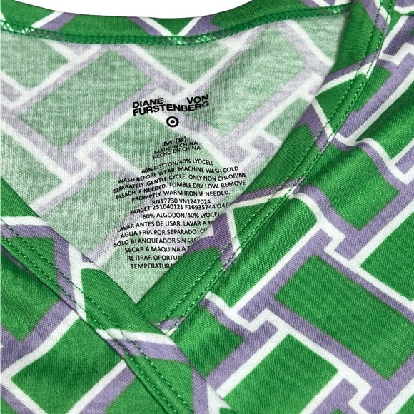 DVF for Target Kids Short Sleeve set of 2 Modern Geo faux wrap dress size M (8) - Picture 3 of 8